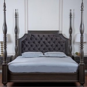 Gray Poster bed